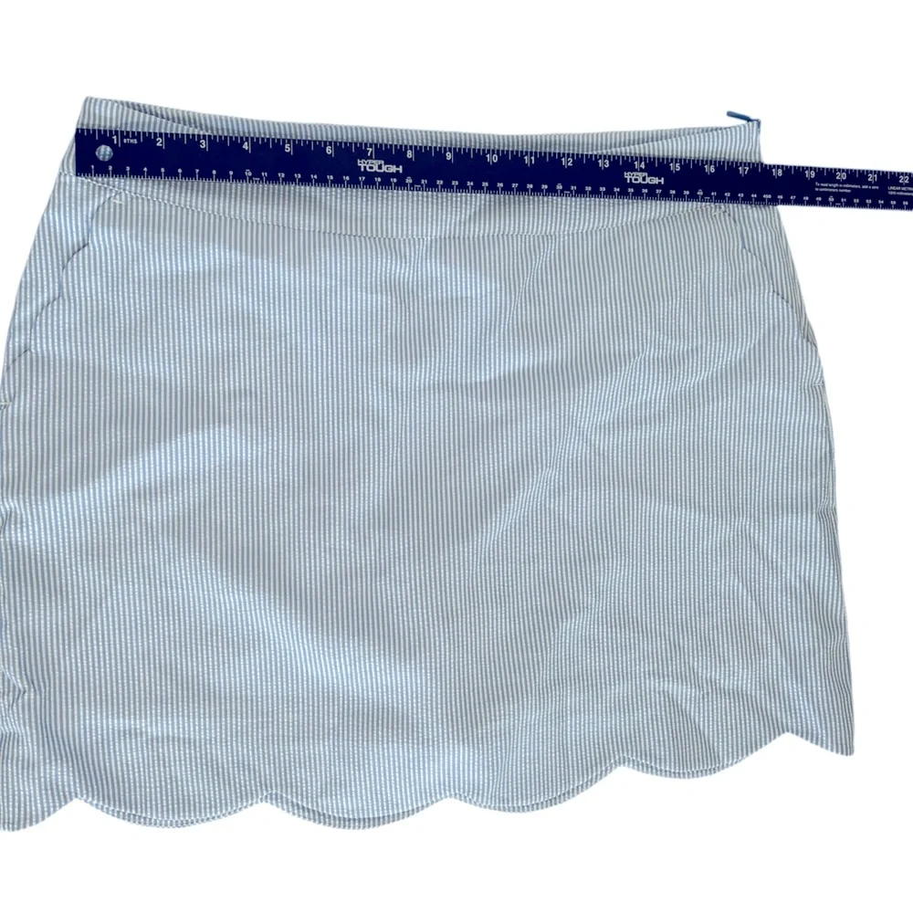 Vineyard Vines Performance Lt Blue & White Skirt with attached Shorts Liner - Picture 2 of 5